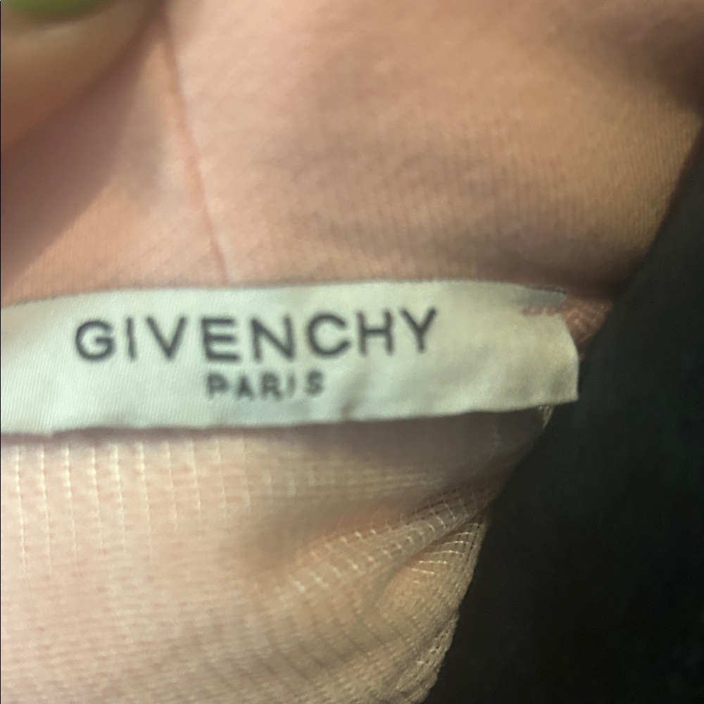 Givenchy Pink Distressed Logo Pullover Hoodie - image 2